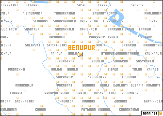 map of Benupur