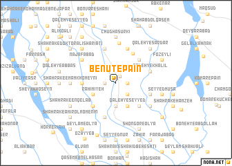 map of Benūt-e Pāʼīn