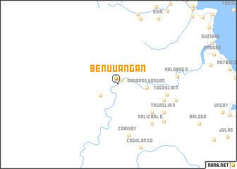 map of Benuuangan