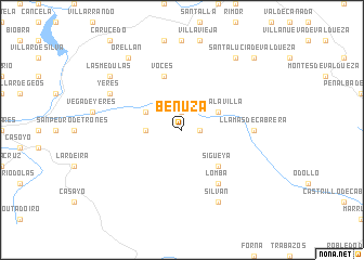 map of Benuza