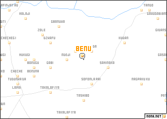 map of Benu