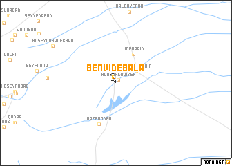 map of Benvīd-e Bālā