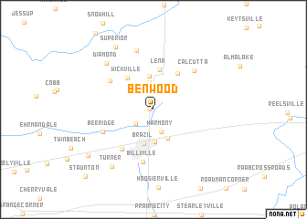 map of Benwood