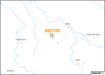 map of Benyom