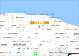 map of Bény-sur-Mer