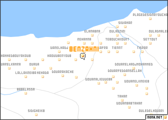 map of Ben Zahni