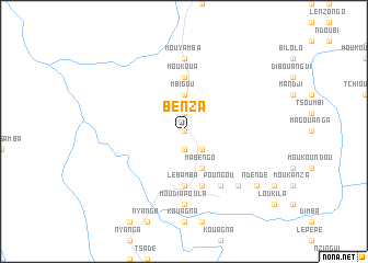 map of Benza