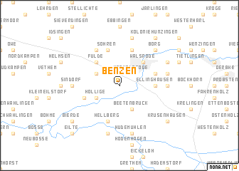 map of Benzen