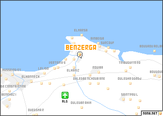 map of Ben Zerga