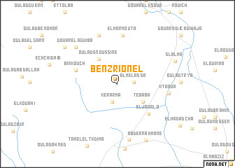 map of Ben Zrionel