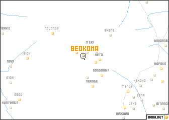 map of Beokoma