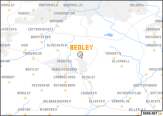 map of Beoley