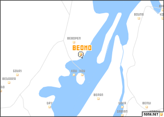 map of Béo Mo