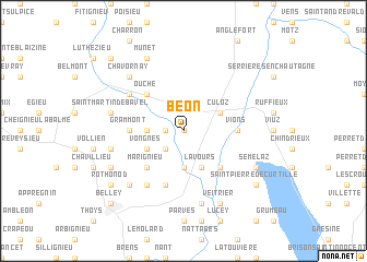 map of Béon