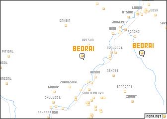 map of Beorai