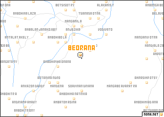 map of Beorana