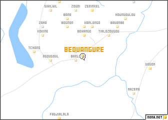 map of Beouangure