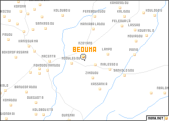 map of Bèouma