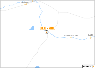 map of Beowawe