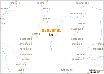 map of Beozombo