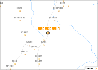 map of Bépékassin