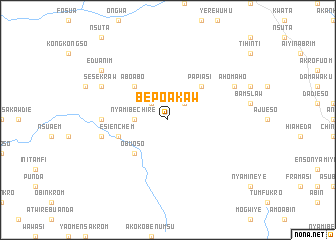 map of Bepoakaw