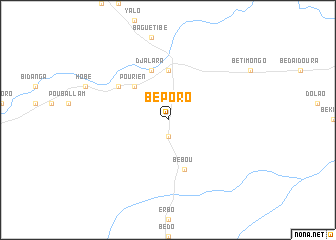 map of Beporo