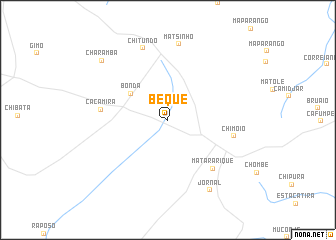 map of Béque
