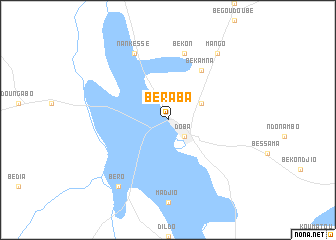 map of Beraba