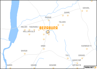 map of Bera Bura
