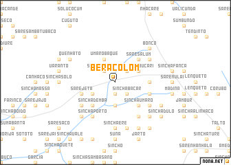 map of Beracolom