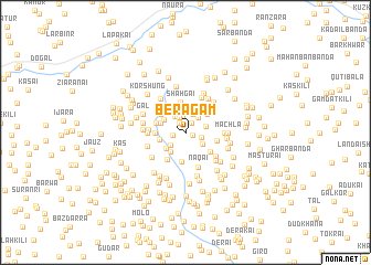 map of Beragām