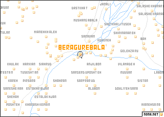 map of Berāgūr-e Bālā