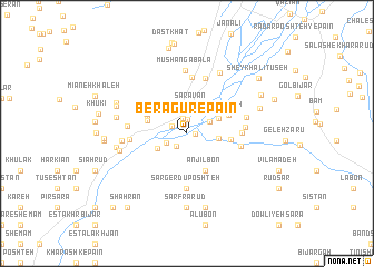 map of Berāgūr-e Pā\