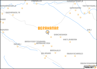 map of Berah Anār