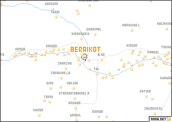 map of Berai Kot