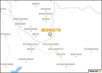 map of Beraketa