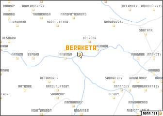 map of Beraketa