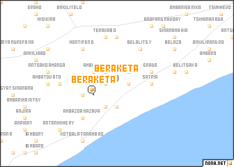 map of Beraketa