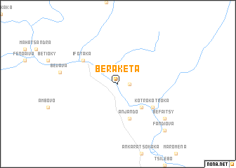 map of Beraketa