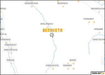 map of Beraketa