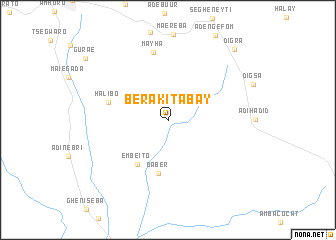 map of Berakit-Abay