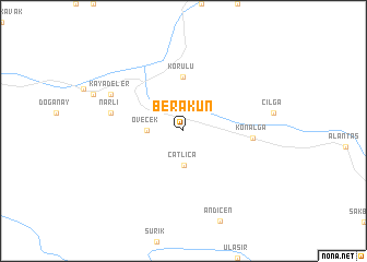 map of Berakün