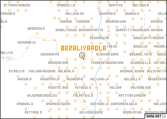 map of Beraliyapola