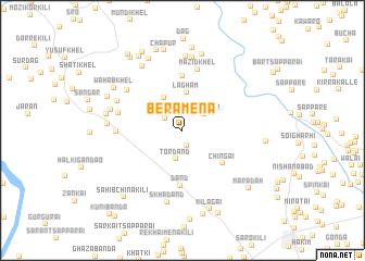 map of Beramena