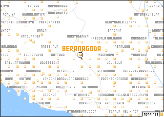 map of Beranagoda