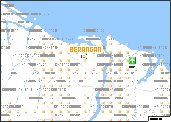 map of Berangan