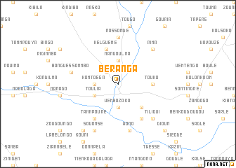 map of Béranga