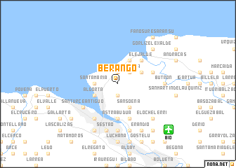 map of Berango