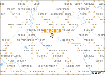 map of Beranov
